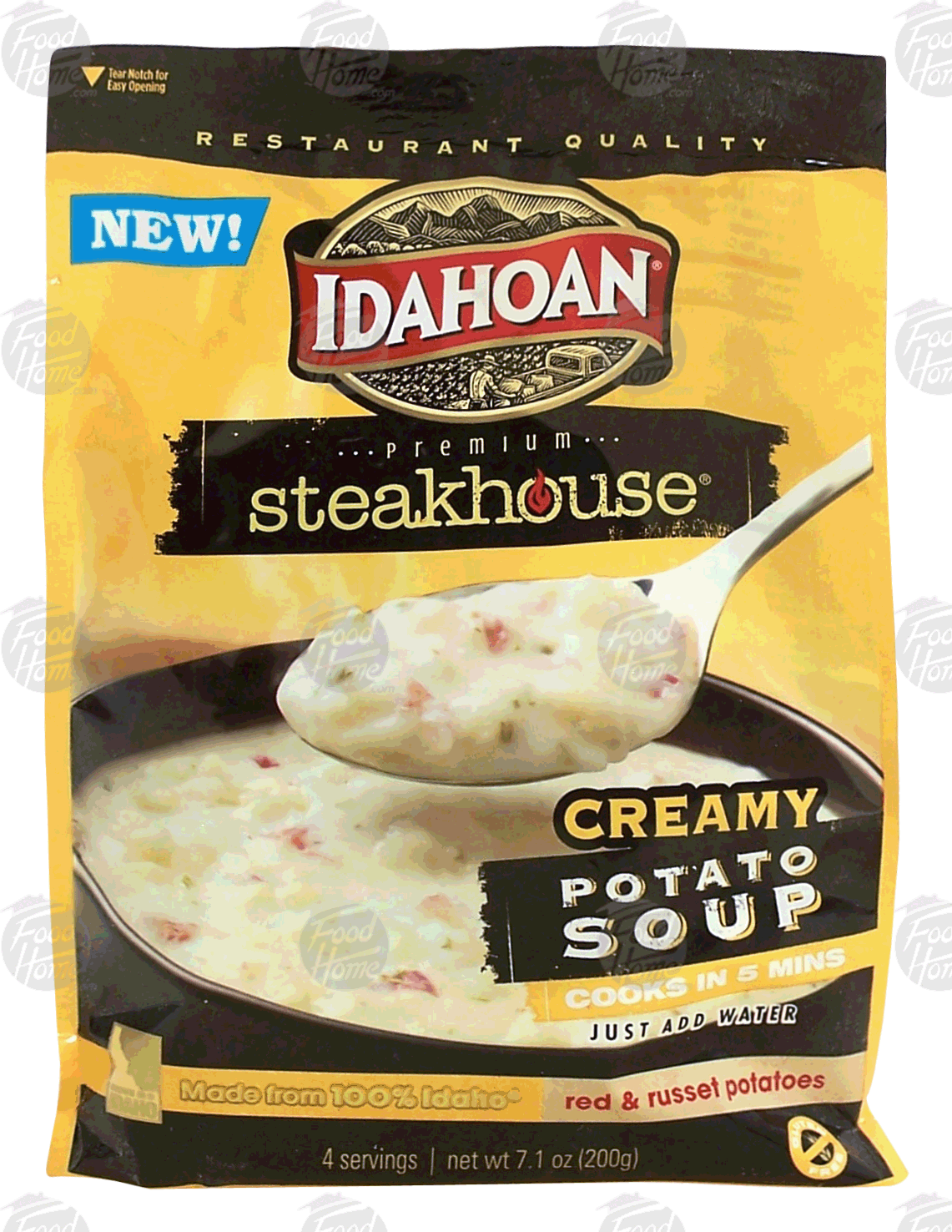 Idahoan Premium steakhouse creamy potato soup dry mix, red & russet potatoes Full-Size Picture